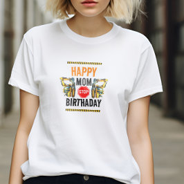 Bouwvuilniswagen 1e verjaardagsfeest t-shirt