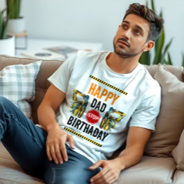 Bouwvuilniswagen 1e verjaardagsfeest t-shirt