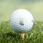 'Bouwwaarden Dagelijks' Groei Toewijding Cadeau Golfballen (Insitu Shirt)