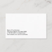 bouwwagen | Architect Engineers Visitekaartje (Achterkant)