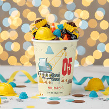 Bouwwagen jongen verjaardag