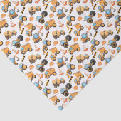 Bouwwagen Tissuepapier (Detail)