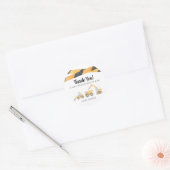 Bouwwagen Verjaardag Bedankt Sticker (Envelop)