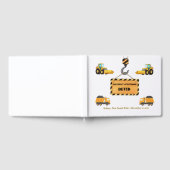 Bouwwagen Verjaardag gastenboek (Volledig)