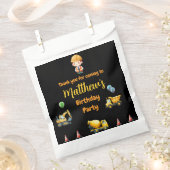 Bouwwagen Verjaardag gunstzak Bedankzakje (Geknipt)