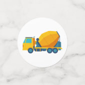 Bouwwagen Verjaardag Party Decoratie Confetti (Kleine voorkant)