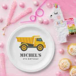 Bouwwagen Verjaardag Party Decoratie Papieren Bordje