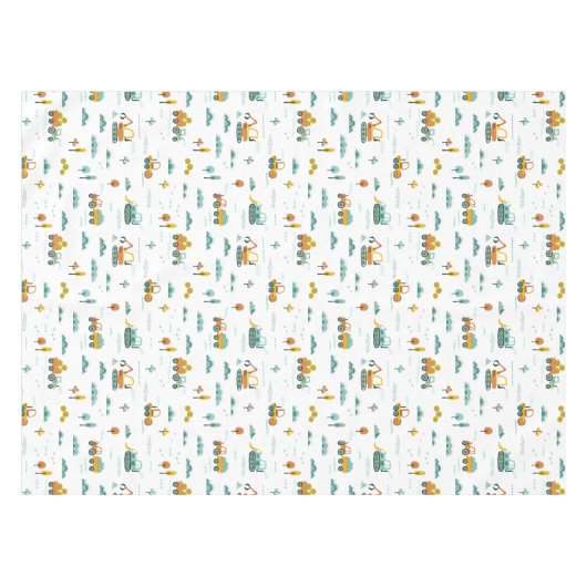 Bouwwagen Verjaardag Party Decoratie Tafelkleed (Voorkant (Horizontaal))