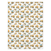 Bouwwagen Verjaardag Party Decoratie Tafelkleed (Voorkant)