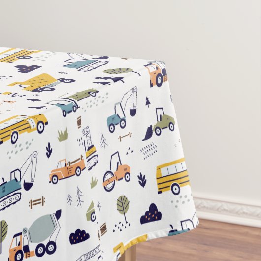 Bouwwagen Verjaardag Party Decoratie Tafelkleed (Voorbeeld)