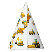 Bouwwagen Verjaardagsfeest Feesthoedjes (Achterkant)