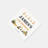 Bouwwagen Verjaardagsfeest Servet (Hoek)