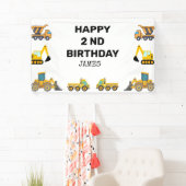 Bouwwagen Verjaardagsfeest Spandoek (Insitu)