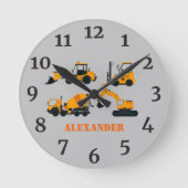 Bouwwagens Aangepaste Kinder Room klok (Voorkant)