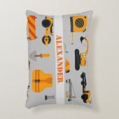 Bouwwagens Aangepaste Kinder ruimte Accent Kussen (Voorkant(Verticaal))