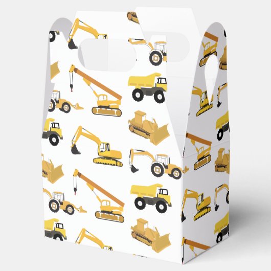 Bouwwagens Bedankdoosjes (Geopend)