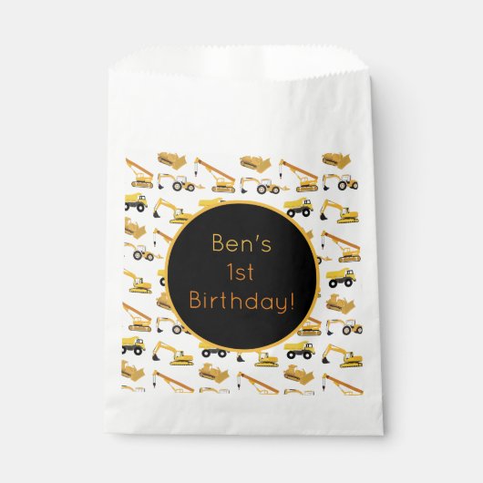 Bouwwagens Bedankzakje (Voorkant)