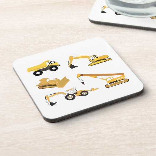 Bouwwagens Bier Onderzetter (Linkerzijde)