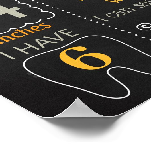 Bouwwagens Birthday-teken Poster (Hoek)