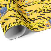 Bouwwagens Cadeaupapier (Rol Hoek)