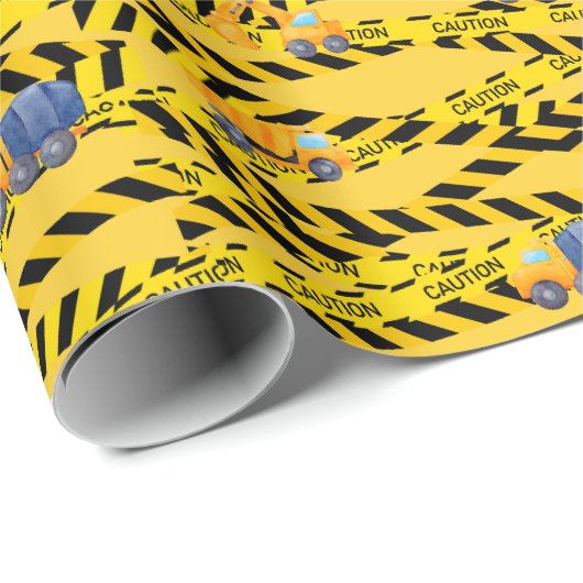 Bouwwagens Cadeaupapier (Rol Hoek)