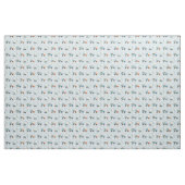 Bouwwagens - Cute Blue White Stof (Yard (91,4 cm))