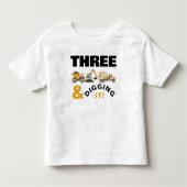 Bouwwagens Graven het Verjaardag Kinder Shirts (Voorkant)