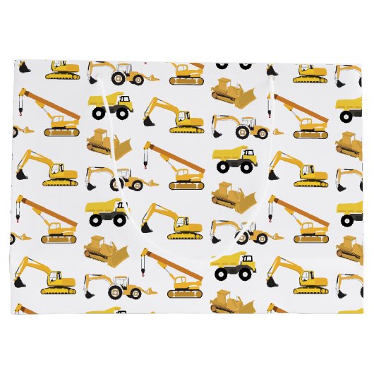 Bouwwagens Groot Cadeauzakje (Achterkant)