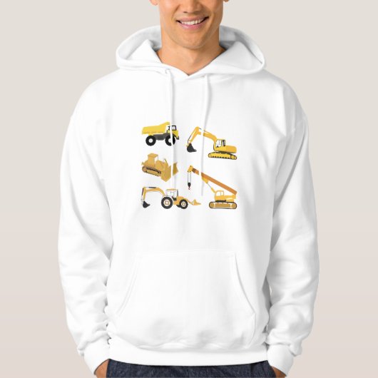 Bouwwagens Hoodie (Voorkant)