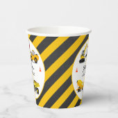 Bouwwagens Kinder Alle Leeftijd Verjaardagsfeest Papieren Bekers (Links)