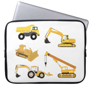 Bouwwagens Laptop Sleeve