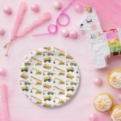 Bouwwagens Papieren Bordje (Feest)