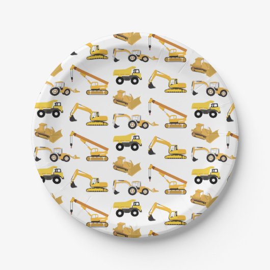 Bouwwagens Papieren Bordje (Voorkant)