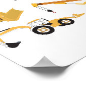 Bouwwagens Poster (Hoek)