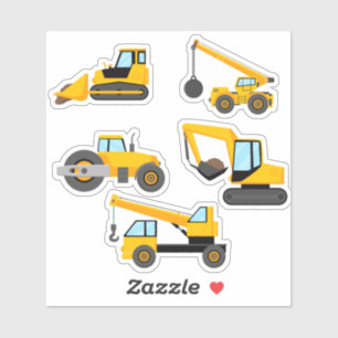 Bouwwagens Sticker