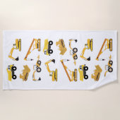 Bouwwagens Strandlaken (Voorkant)