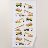 Bouwwagens Strandlaken (Voorkant)