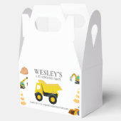 Bouwwagens Verjaardag Bedankdoosjes (Geopend)
