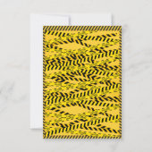 Bouwwagens Verjaardag Bedankkaart (Achterkant)