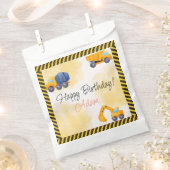 Bouwwagens Verjaardag Bedankzakje (Geknipt)