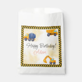 Bouwwagens Verjaardag Bedankzakje (Voorkant)