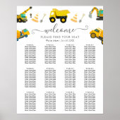 Bouwwagens Verjaardag Poster (Voorkant)