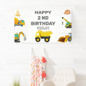 Bouwwagens Verjaardag Spandoek (Insitu)