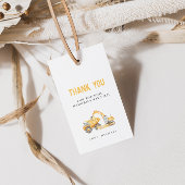 Bouwwagens Verjaardagscadeau Label Cadeaulabel