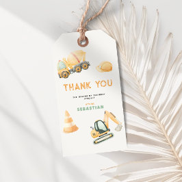 Bouwwerf Kipkar Party Favor Labels Cadeaulabel