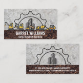 Bouwwerk | Arbeidsvoertuigen | Betonbodems Visitekaartje (Voorkant / Achterkant)