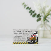 Bouwwerk | Industriële werktruck Visitekaartje (Staand voorkant)