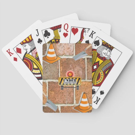 Bouwwerk Speelkaarten Deck (Achterkant)