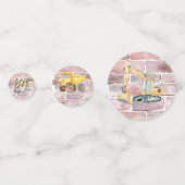 Bouwwerk Thema Kinderverjaardag Confetti (Voorkanten)