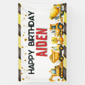 Bouwwerk Verjaardagsbanner Spandoek (Verticaal)